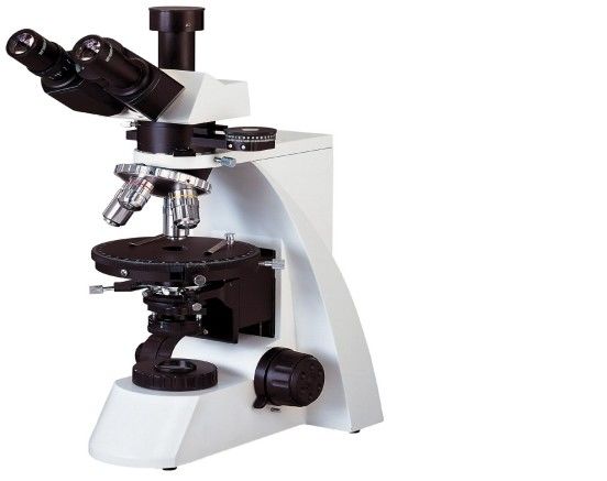 Transmitted Polarizing Microscope for Metallographic Orthogonal and Conoscope Observation